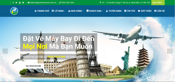 Thiết kế website công ty du lịch Cần Thơ có ưu điểm gì?